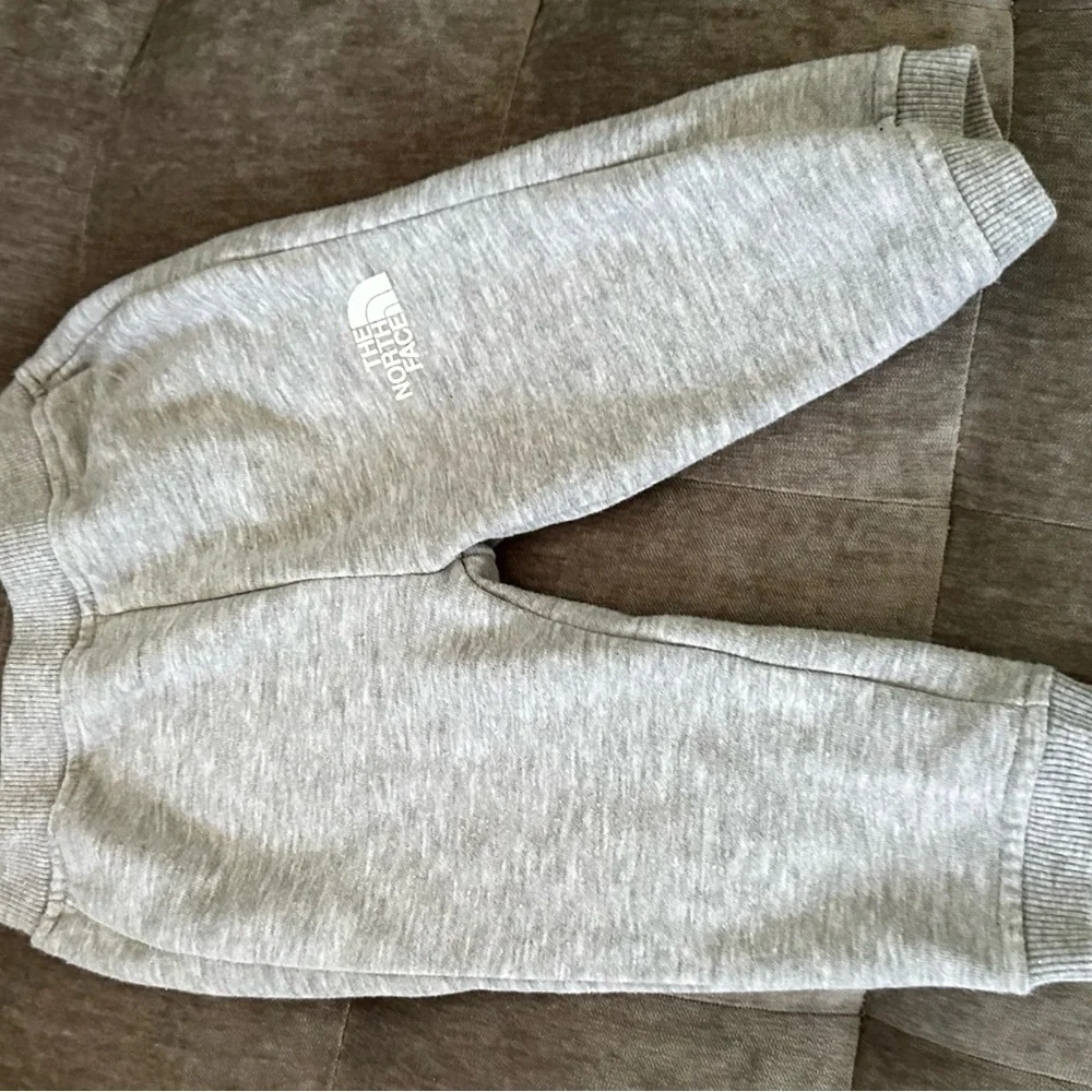 The North Face Light Gray Baby Outfit with Animal Print - Picture 3 of 4
